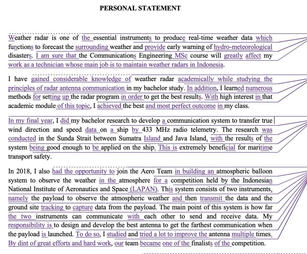 ENGLISH++ - Contoh Jasa Proofread Beasiswa 1