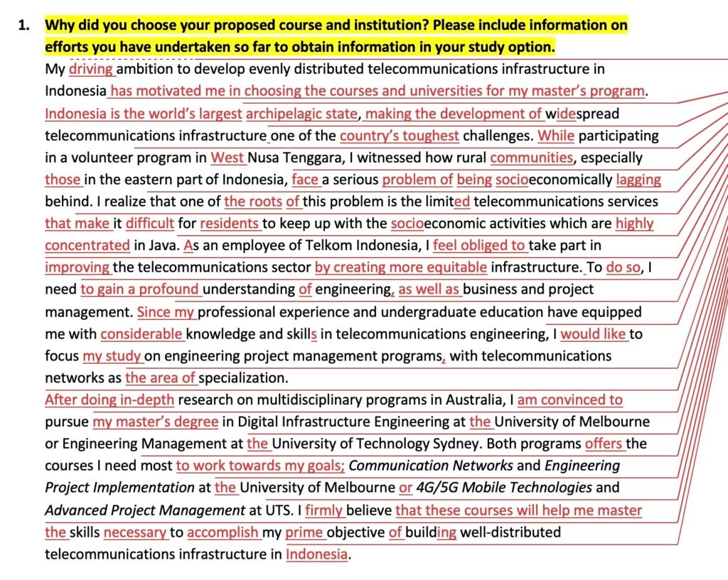ENGLISH++ - Contoh Jasa Proofread Beasiswa 3