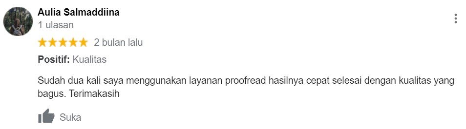 ENGLISH++ - Testimoni Jasa Proofread Beasiswa 16