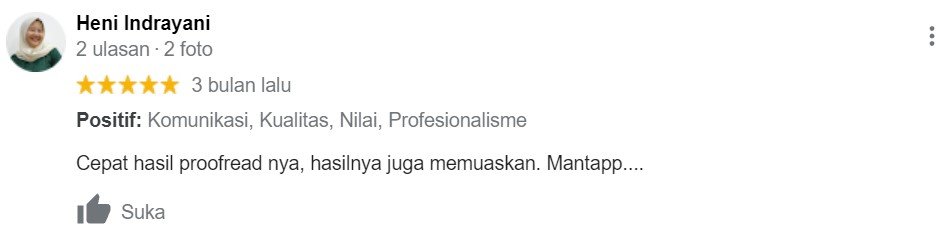 ENGLISH++ - Testimoni Jasa Proofread Beasiswa 17