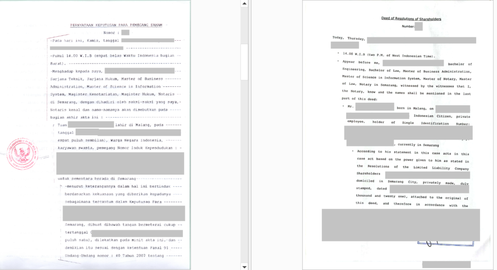 ENGLISH++ - Portofolio Jasa Translate Legal 7